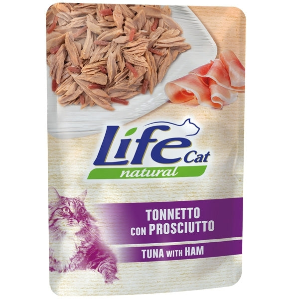 Life Cat Tonnetto con Prosciutto Busta 70gr Life Cat Tonnetto con Prosciutto Busta 70gr